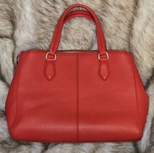 Chic Red Satchel Bag